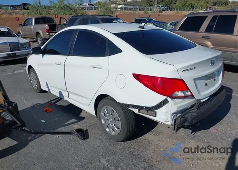 2016 Hyundai Accent Se z USA, uszkodzony, nr VIN KMHCT4AE6GU955695